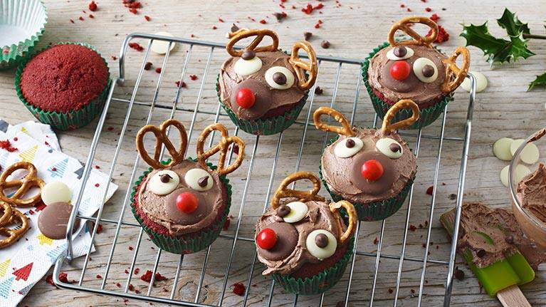 recipe image Rudolph Cupcakes